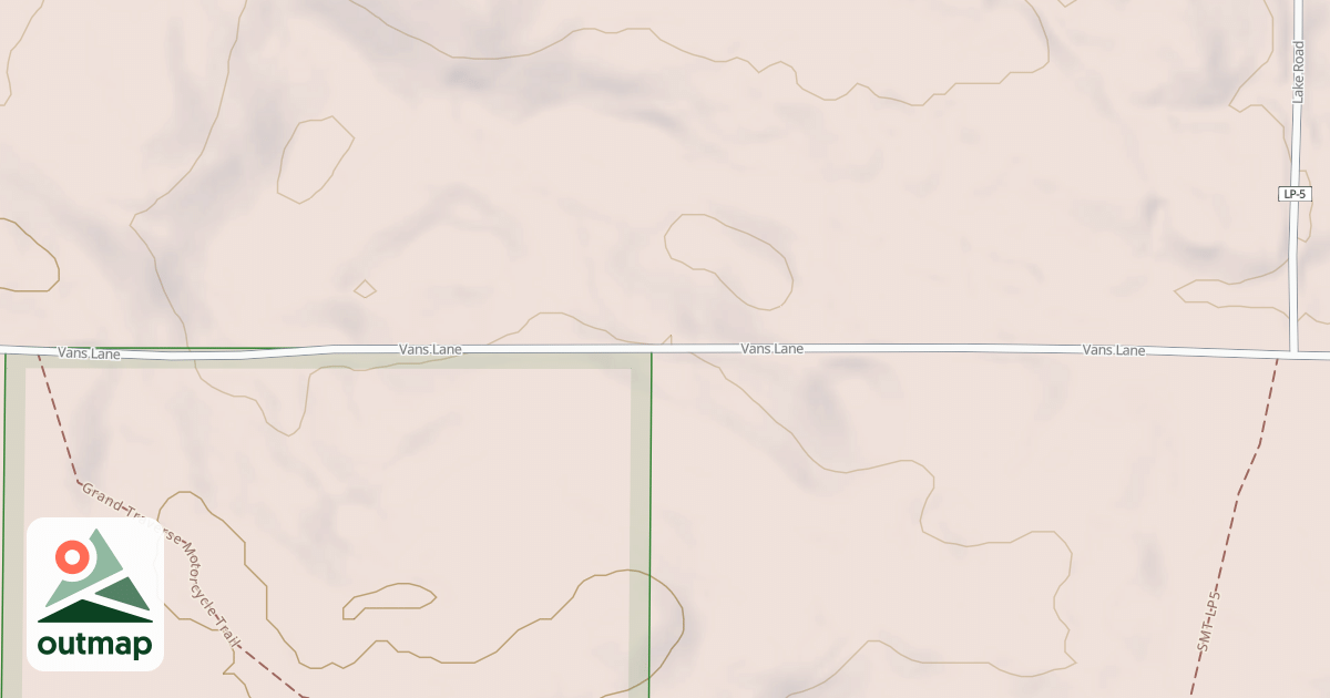 Map of Grand Traverse County To Supply Rd Mccct