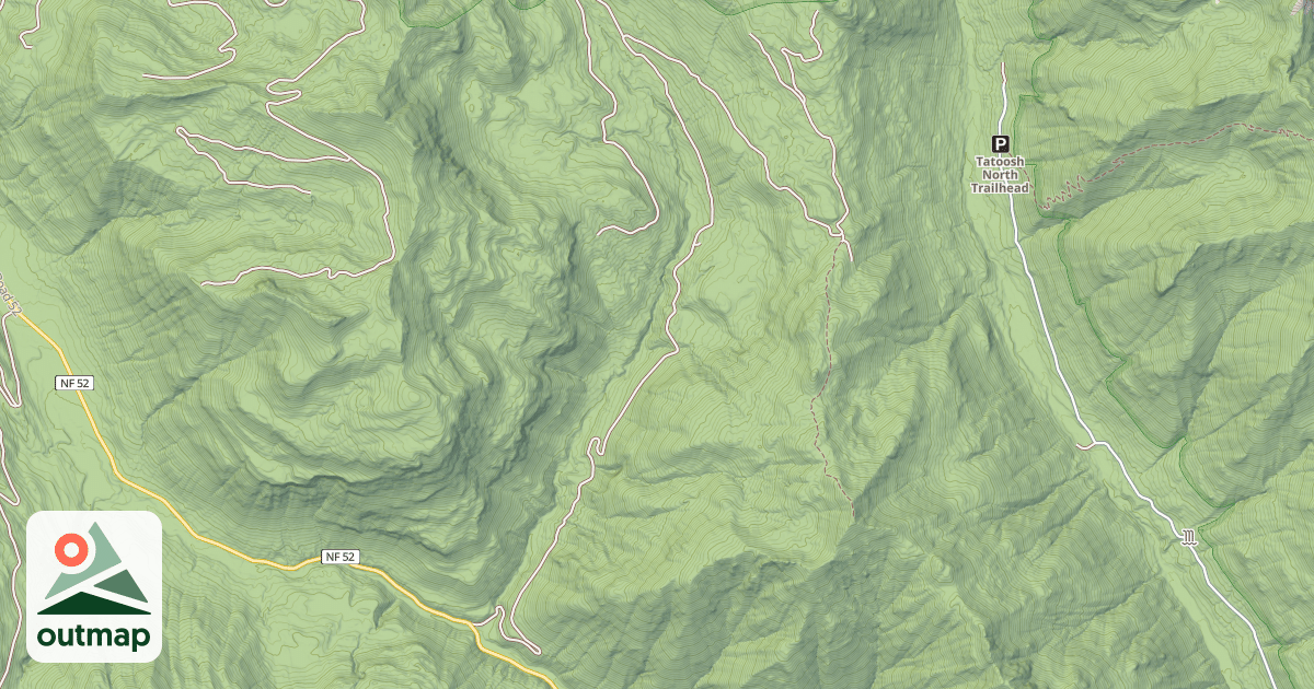 Map of DIXON MOUNTAIN