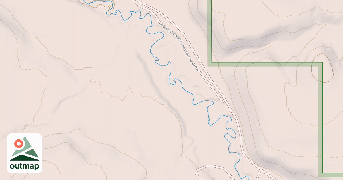 Map of QUINN RIDGE SPUR G