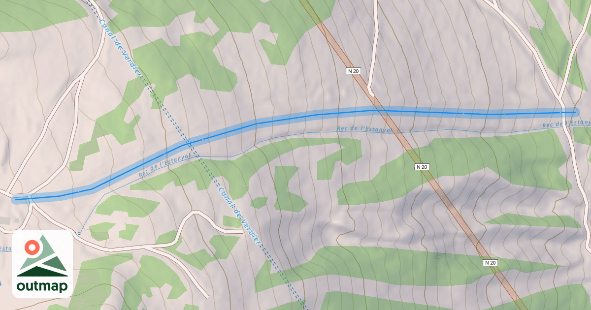 Map of La Coulée