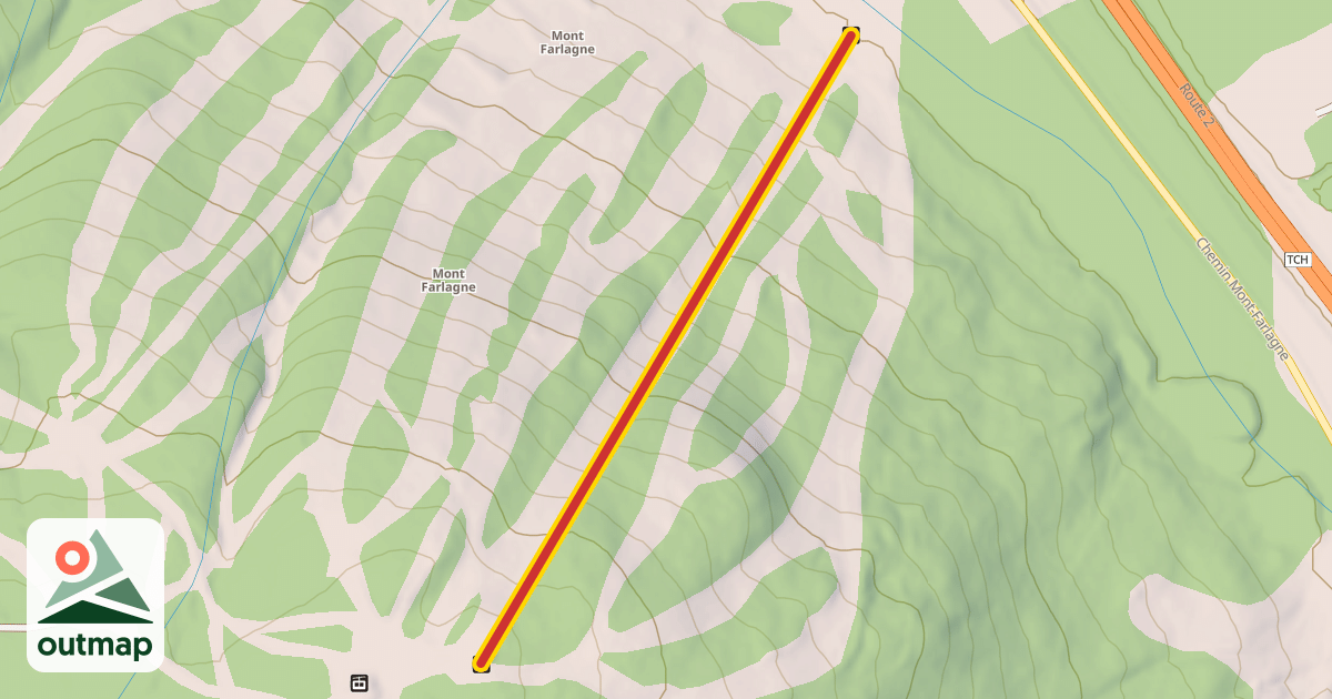 Map of Chair lift