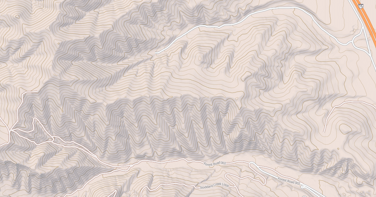 Map preview of Stoddad Cr Ridge