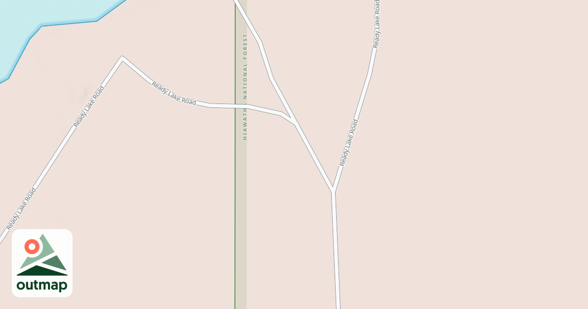 Map of DOE LAKE SPUR GB