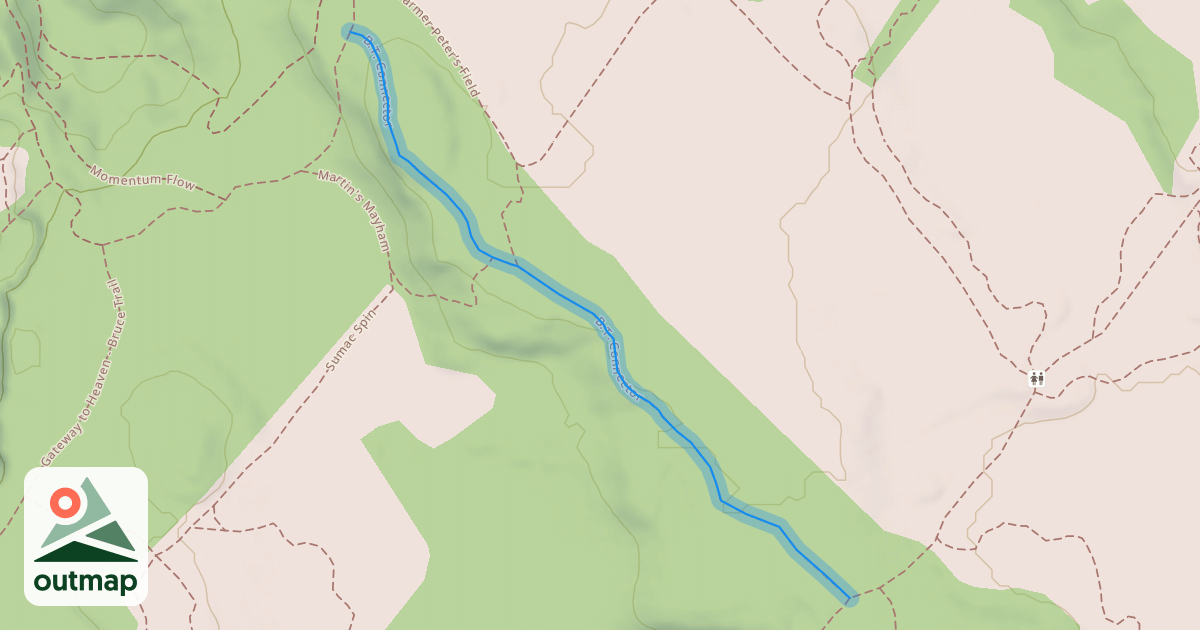 Map of B.T. Connector