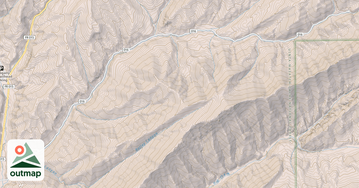 Map of POLE CANYON