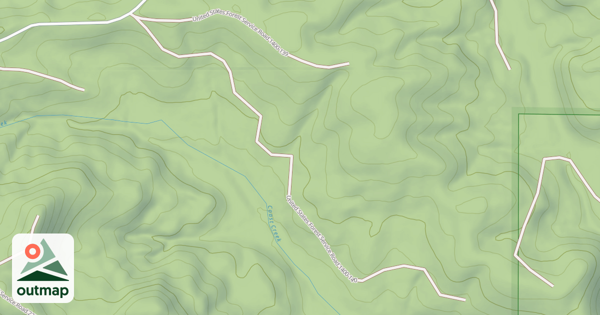 Map of COAST CREEK