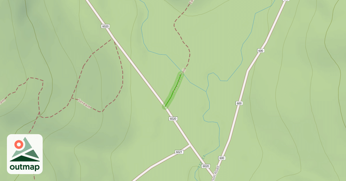 Map of Extendo Trail
