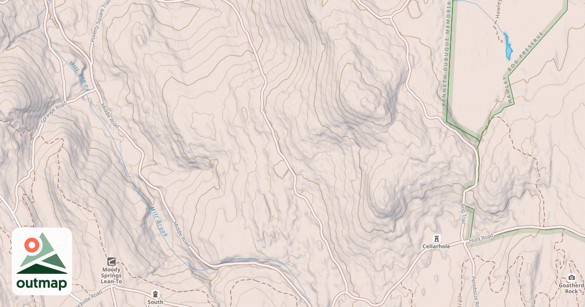 Map of Marsh Trail
