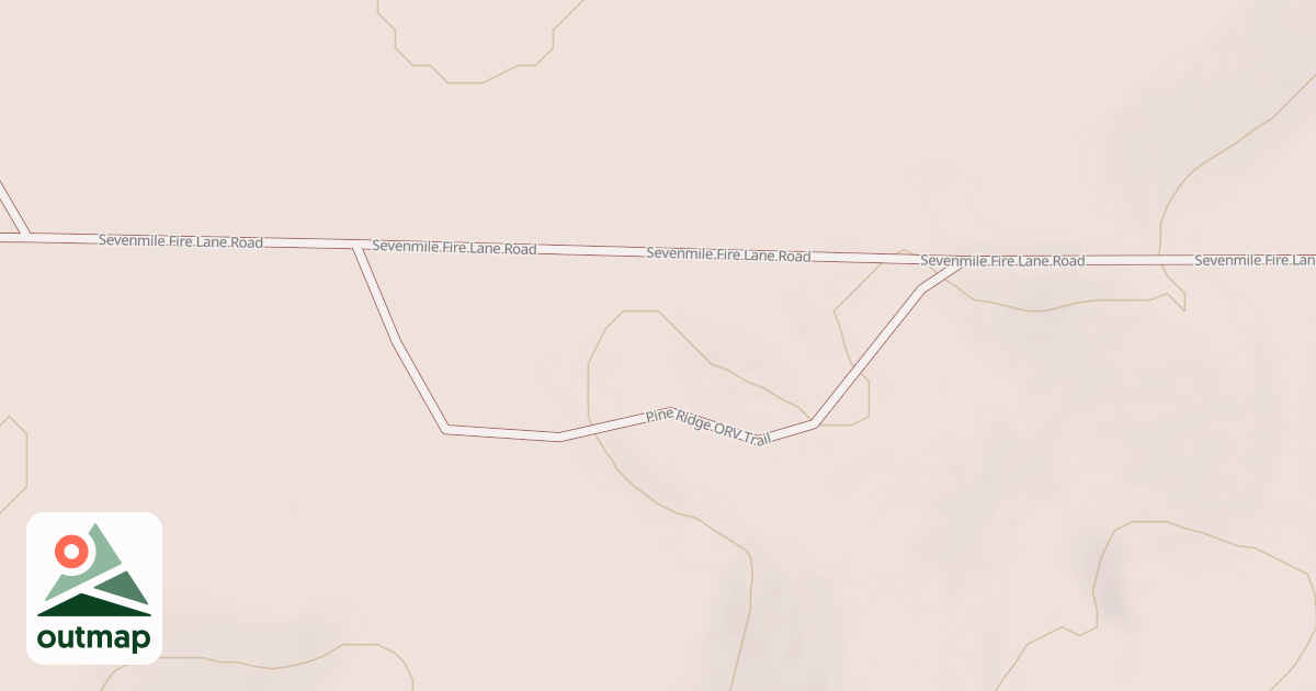 Map of Pine Ridge Trail