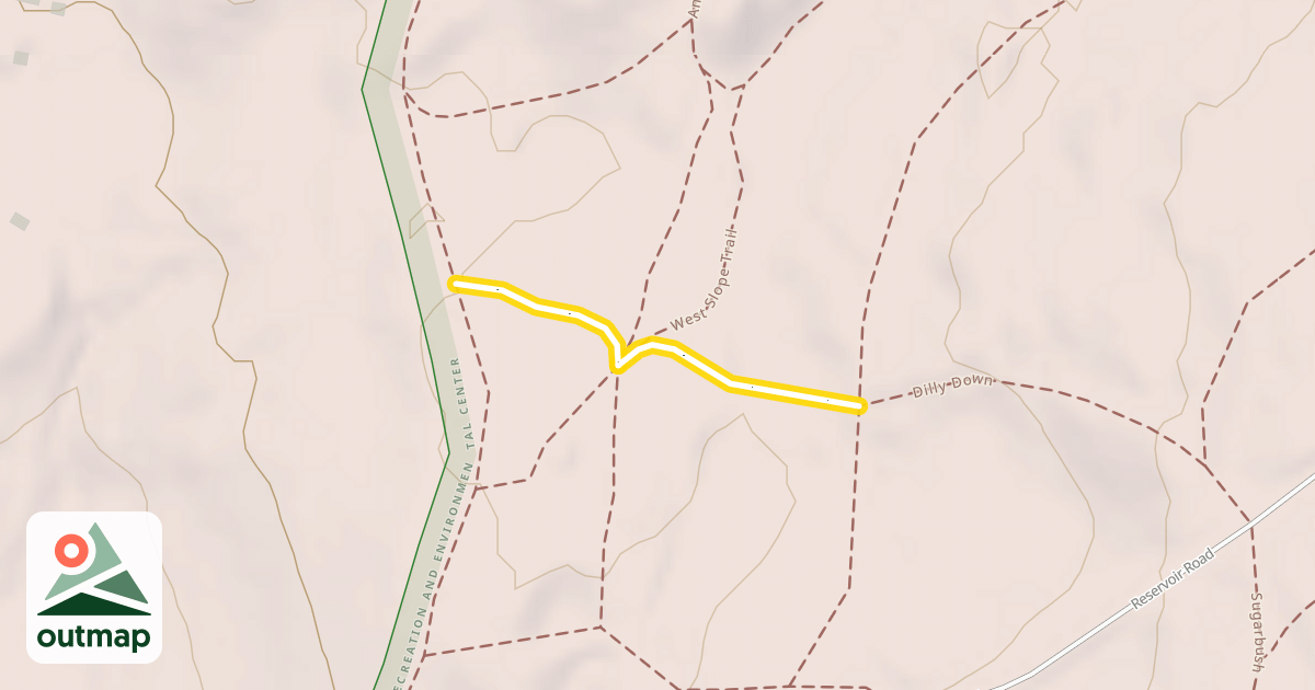 Map of Dilly Down