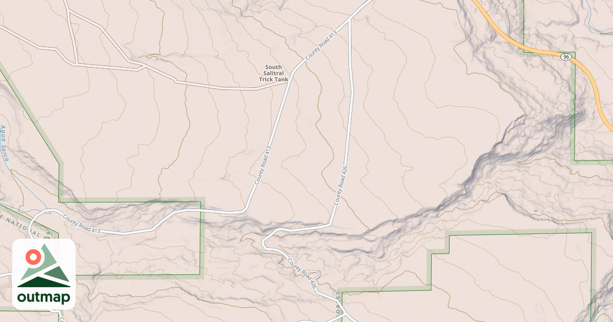 Map of MESA POLEO