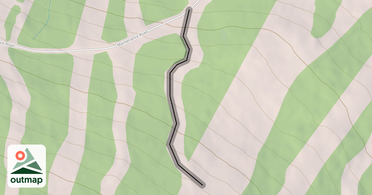 Map of Upper Switchback
