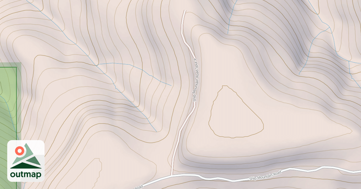 Map of SHIP MTN.