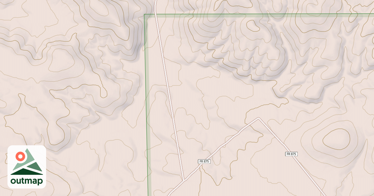 Map of USFS Motor Vehicle Use Map Roads {FC197788-037B-47B1-801B-827255883514}