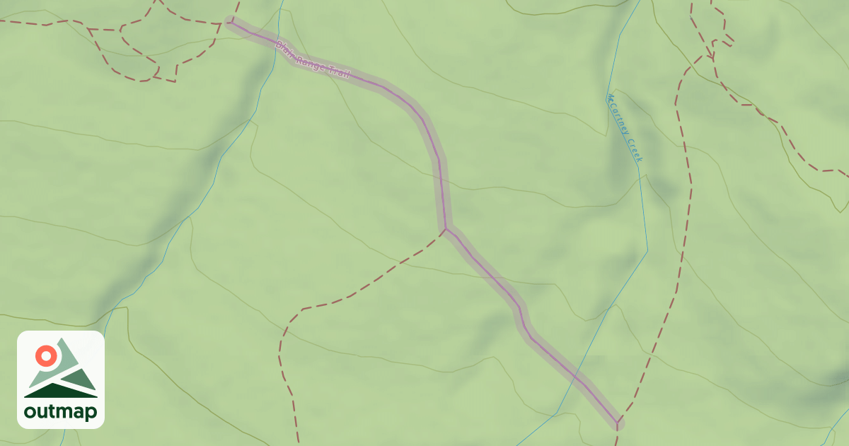 Map of Blair Range Trail