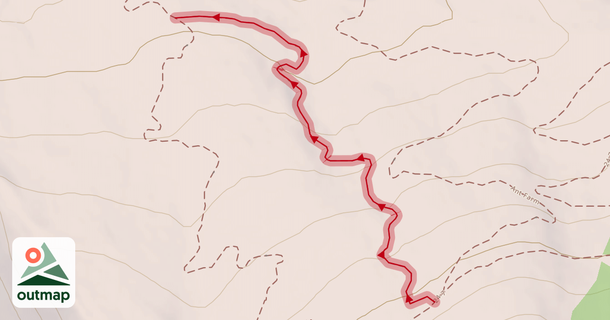 Map of Team Cutthroat Downhill