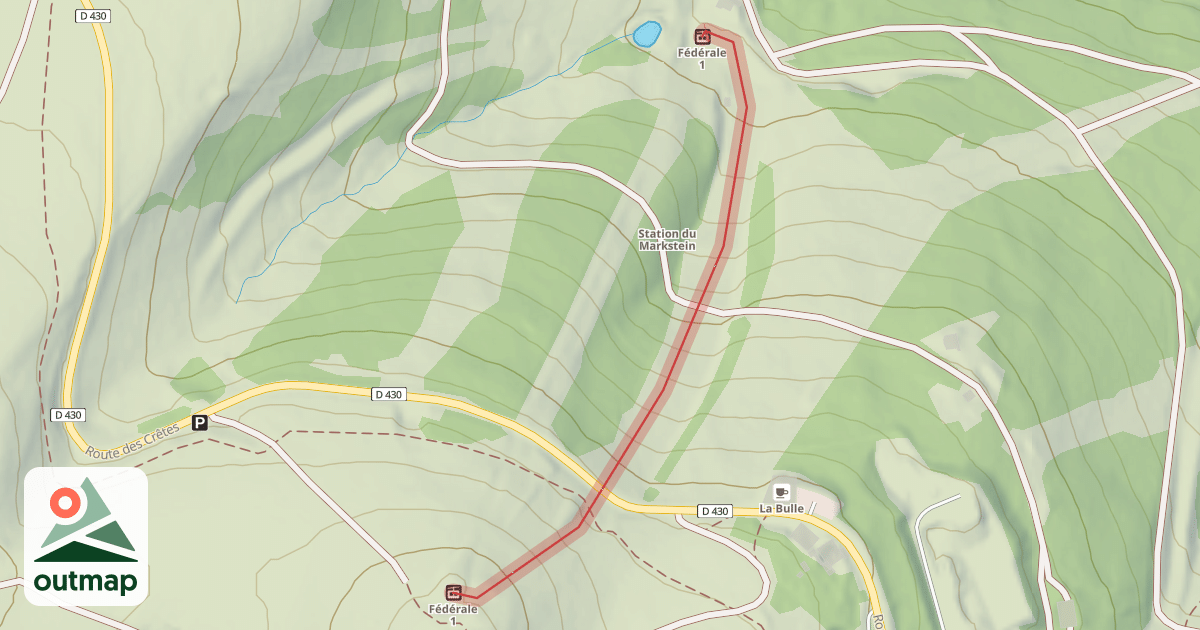Map of Stade de slalom