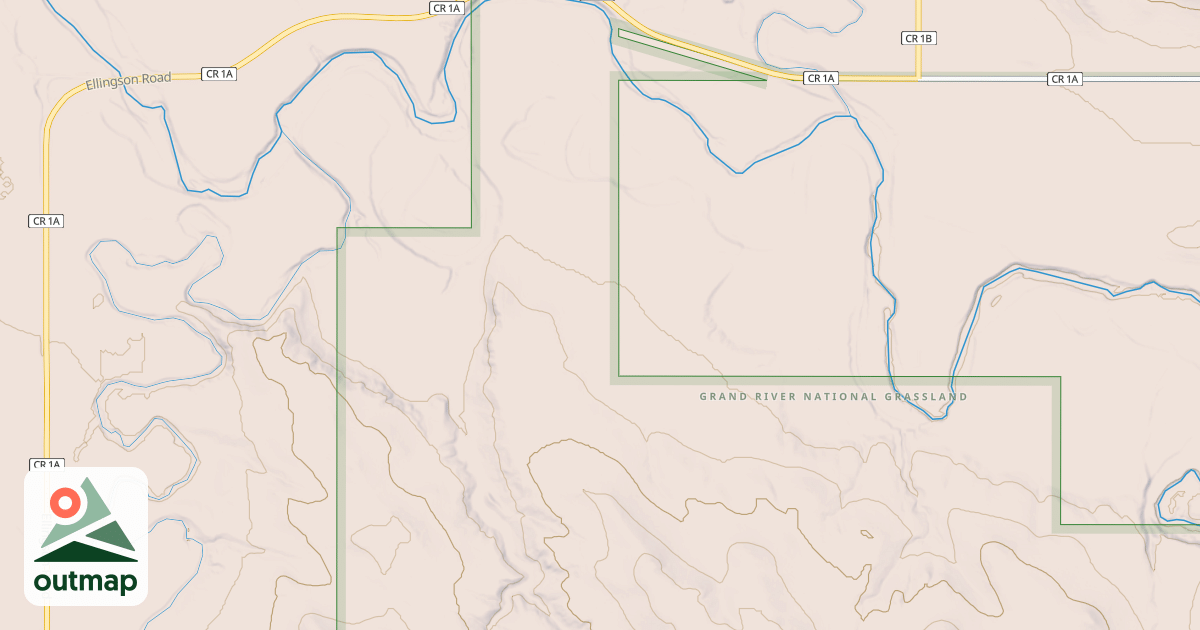 Map of USFS National Forest System Roads {ED403D47-7D52-40EB-9DE4-91A7D822DF35}