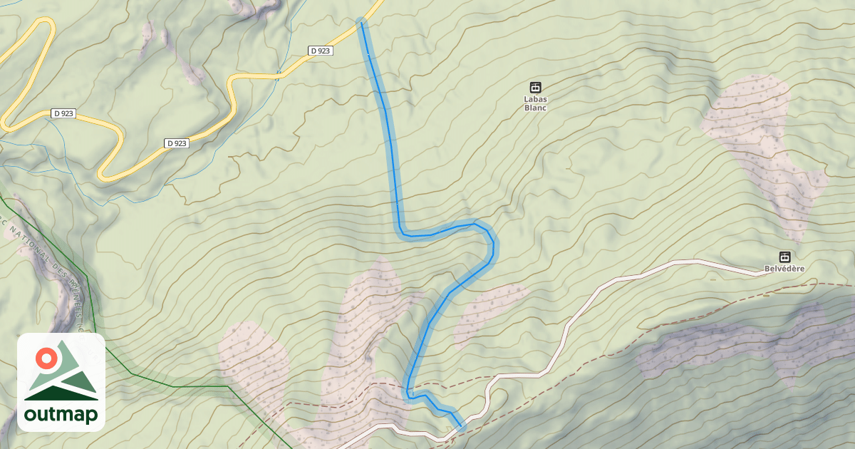 Map of Isards