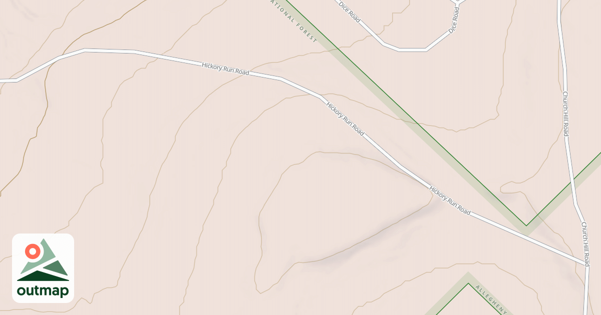 Map of LITTLE HICKORY
