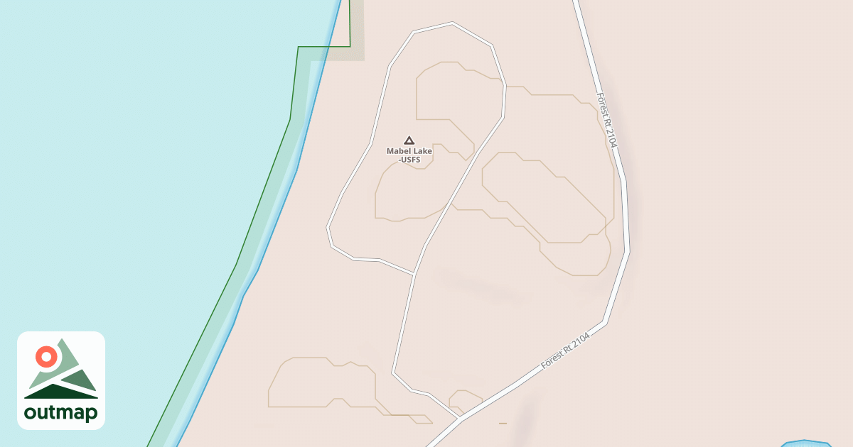 Map of MABEL LAKE CAMPGROUND