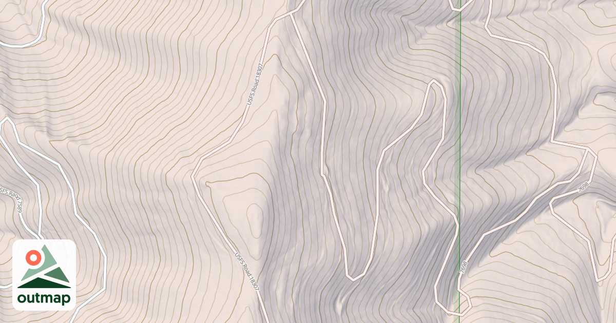 Map of COMBEST HIGH RIDGE