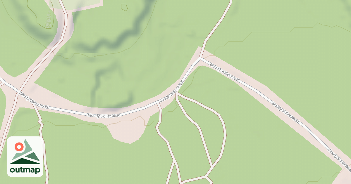 Map of Bloody Skillet ATV Trail