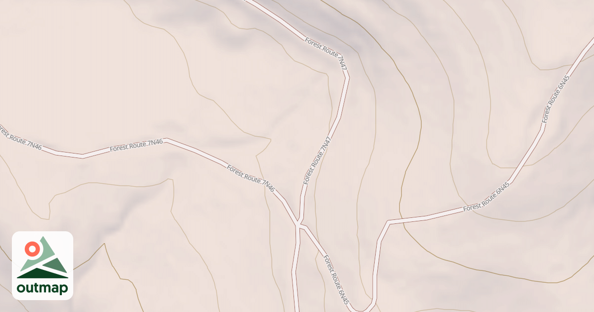 Map of USFS National Forest System Roads {9F16B20E-3369-41CC-8C4C-40E35A23AC2B}