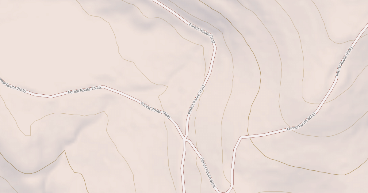Map preview of USFS National Forest System Roads {9F16B20E-3369-41CC-8C4C-40E35A23AC2B}