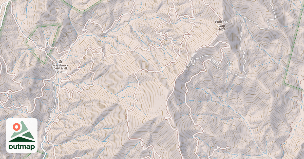 Map of LOCUST GAP