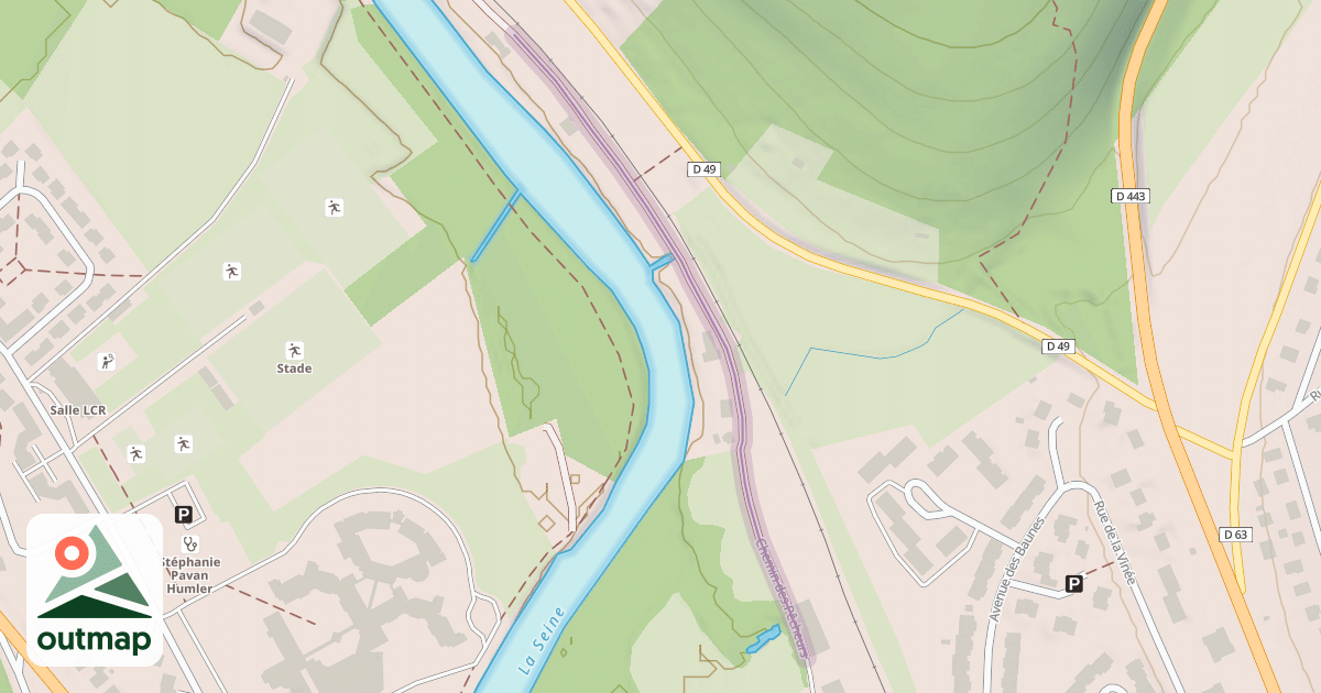 Map of Chemin des Pêcheurs