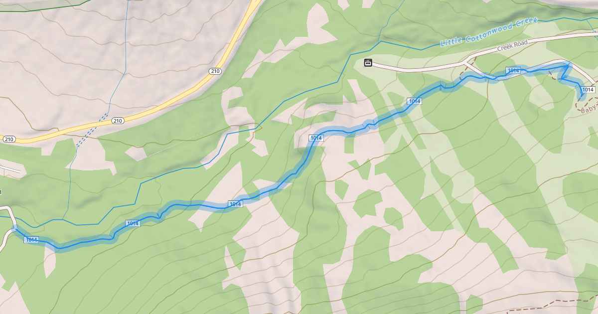 Map preview of White Pine-Snowbird Link Trail