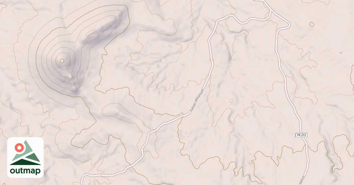 Map of EASTER MTN