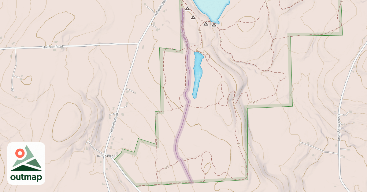 Map of Snowmobile Trail
