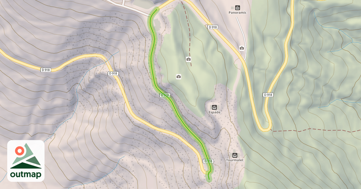 Map of Tourmalet