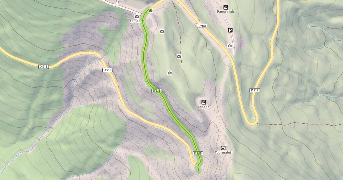 Map preview of Tourmalet
