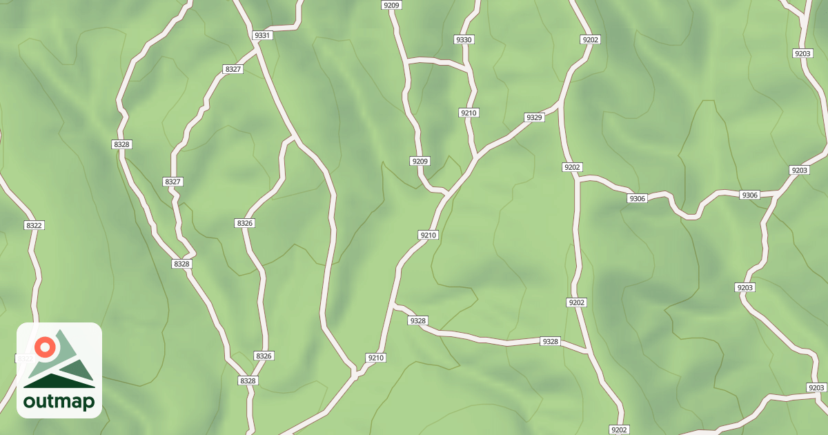 Map of USFS Motor Vehicle Use Map Trails 19918
