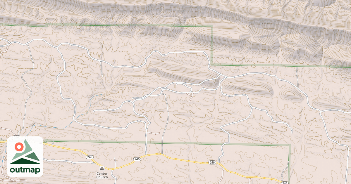 Map of USFS Motor Vehicle Use Map Roads {9074B720-666C-4E54-B4A5-1CA24CFD96B6}