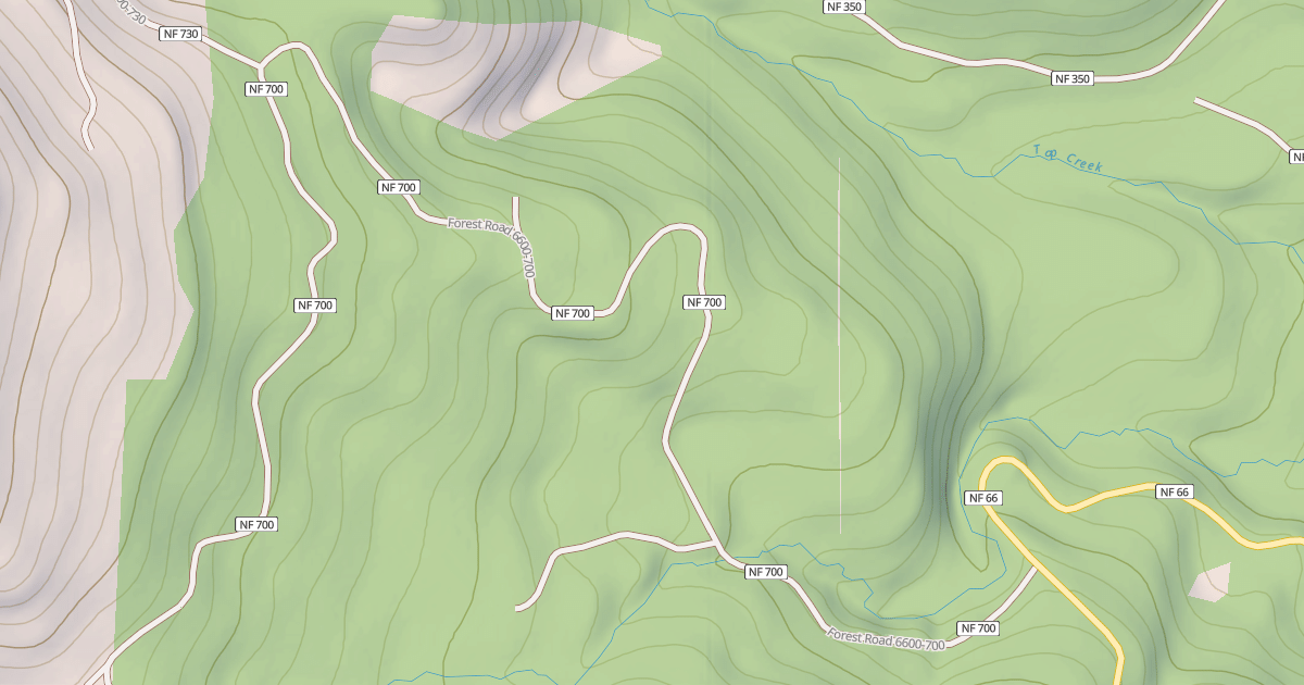 Map preview of USFS Motor Vehicle Use Map Roads {02FB4108-4E3A-4964-A407-9EE5D7166721}