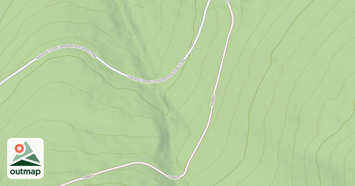 Map of Ashley Mtn