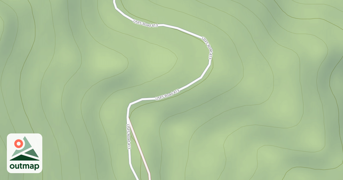Map of USFS Motor Vehicle Use Map Trails 8453