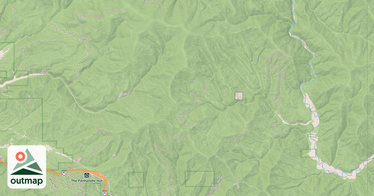 Map of WALL RIDGE