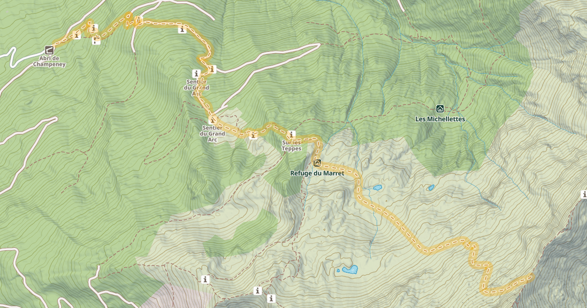 Map preview of Col 2318 — Le Champeney