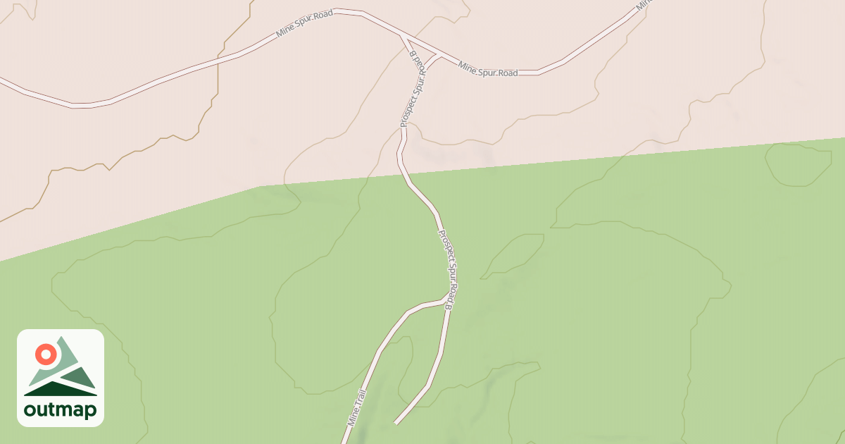 Map of PROSPECT SPUR ROAD B