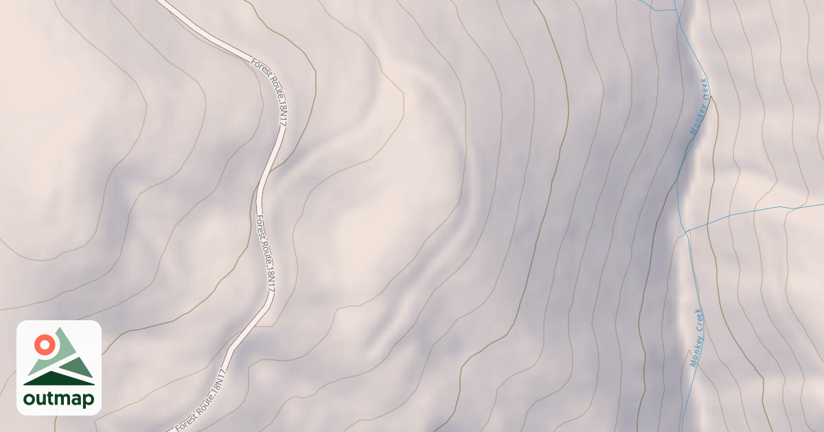 Map of BAKER-MONKEY