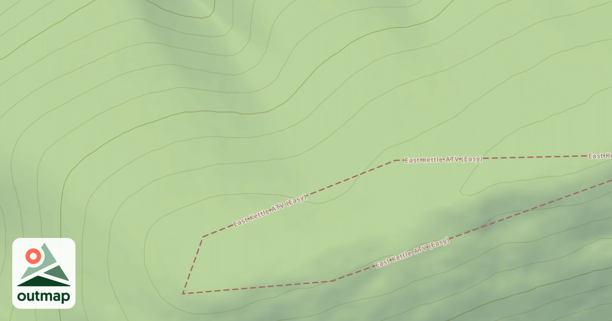 Map of East Kettle ATV Trail System