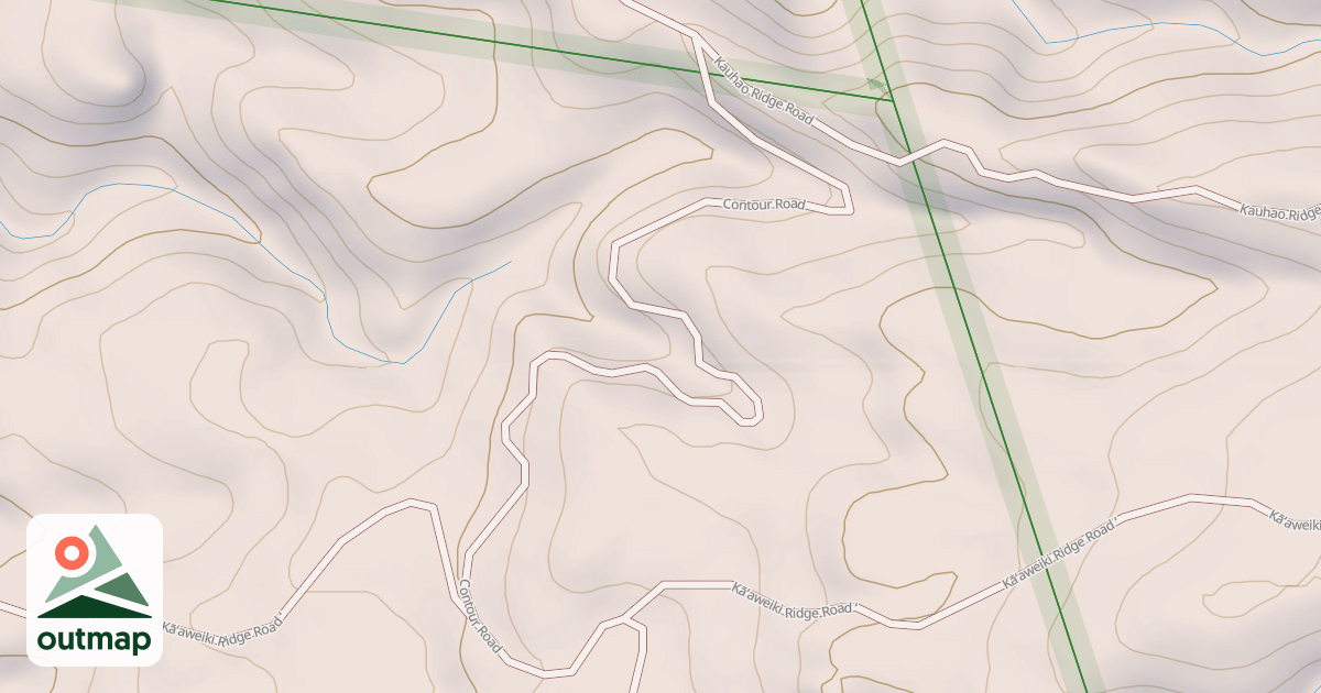 Map of Contour Road