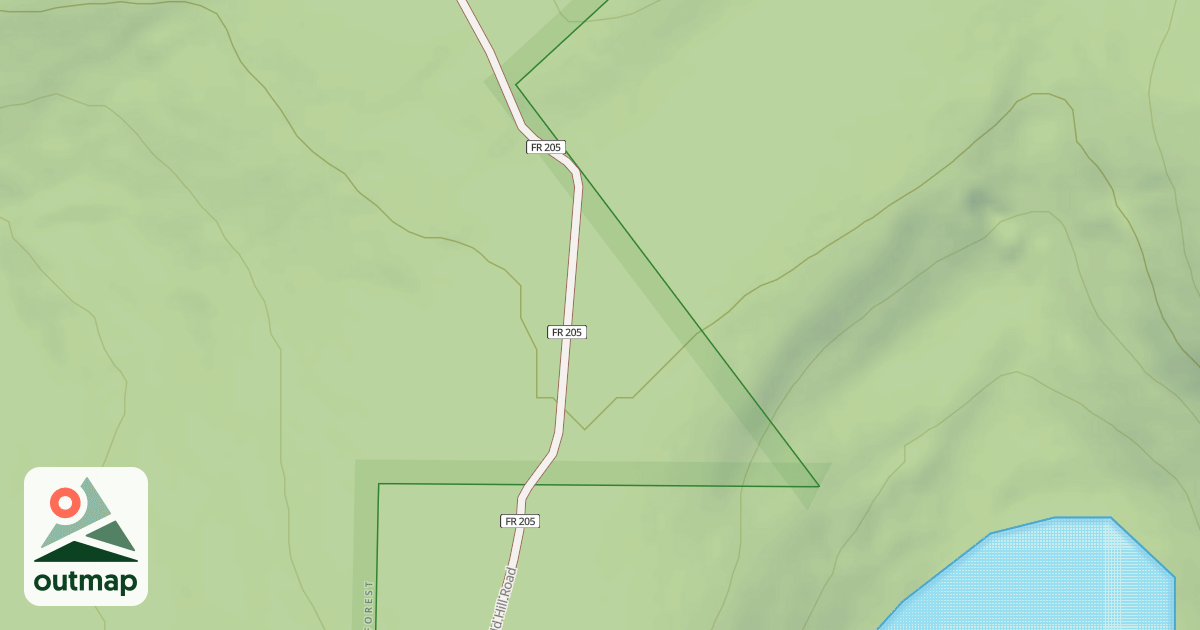 Map of GOLD HILL