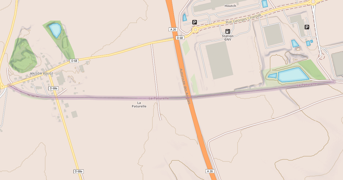 Map preview of La Paturelle