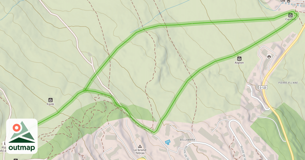 Map of Carrets